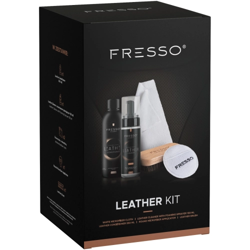 FRESSO LEATHER KIT zestaw czyszczenia do skóry